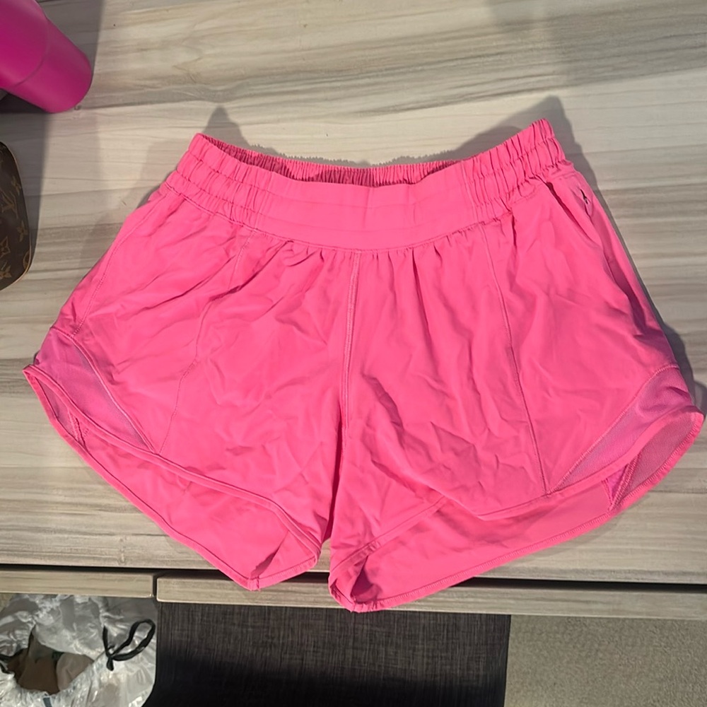 Lululemon Hotty Hot Pink Shorts